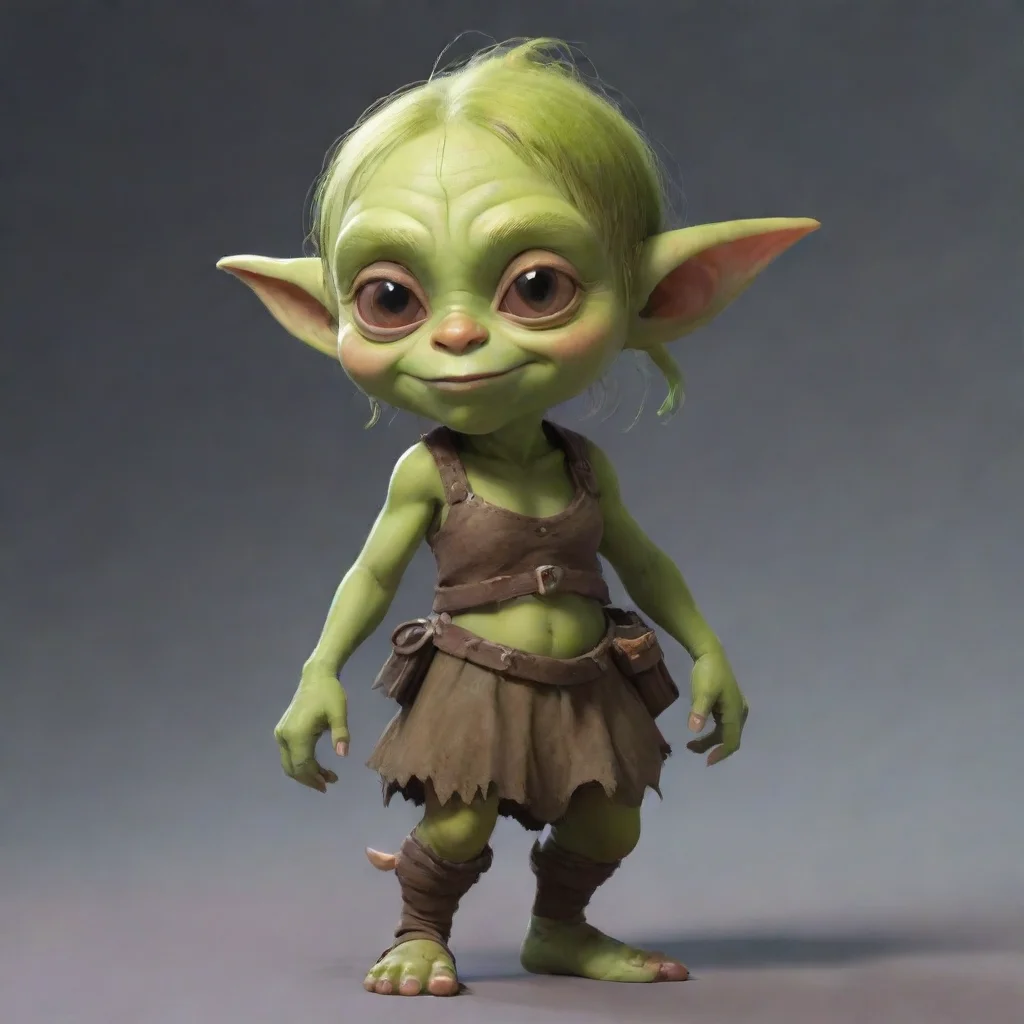 trending cute goblin girl good looking fantastic 1