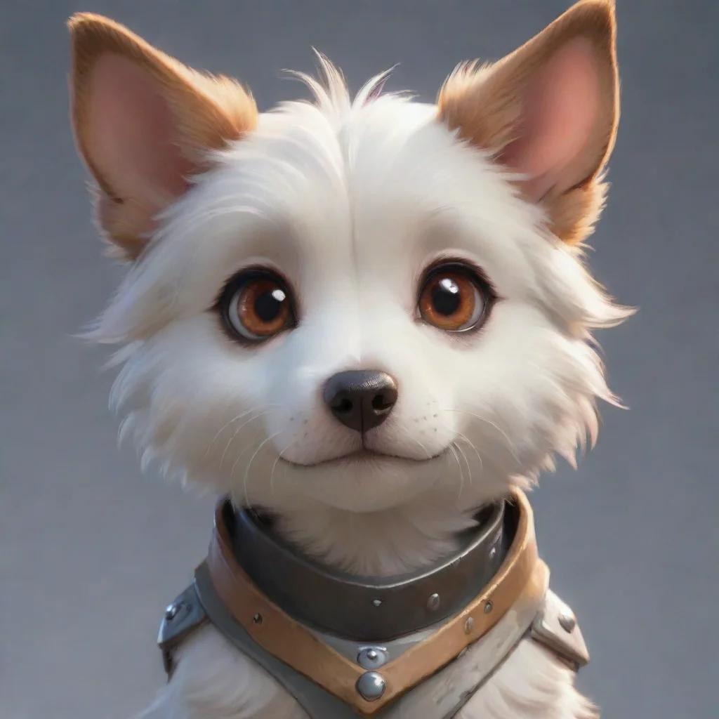 aitrending cute puppy dog armoured artstation hd aesthetic ghibli anime fantastic portrait aww quality  good looking fantastic 1