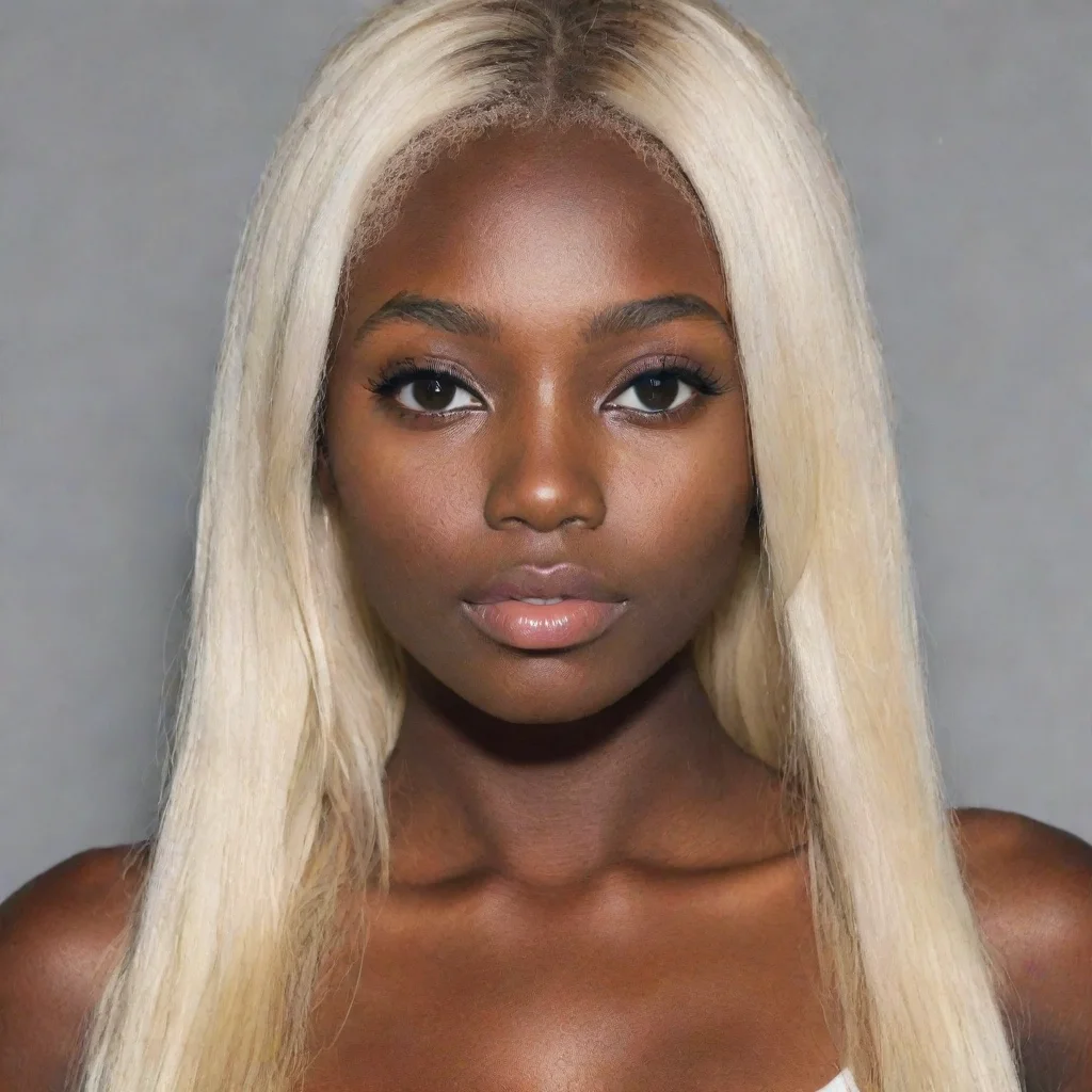 aitrending dark skin long blonded good looking fantastic 1