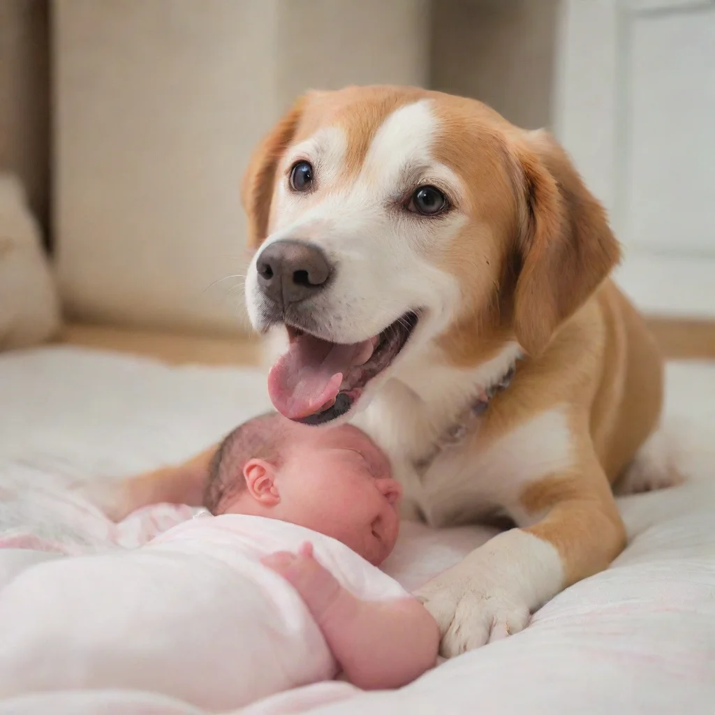 aitrending dog barking at a newborn baby good looking fantastic 1