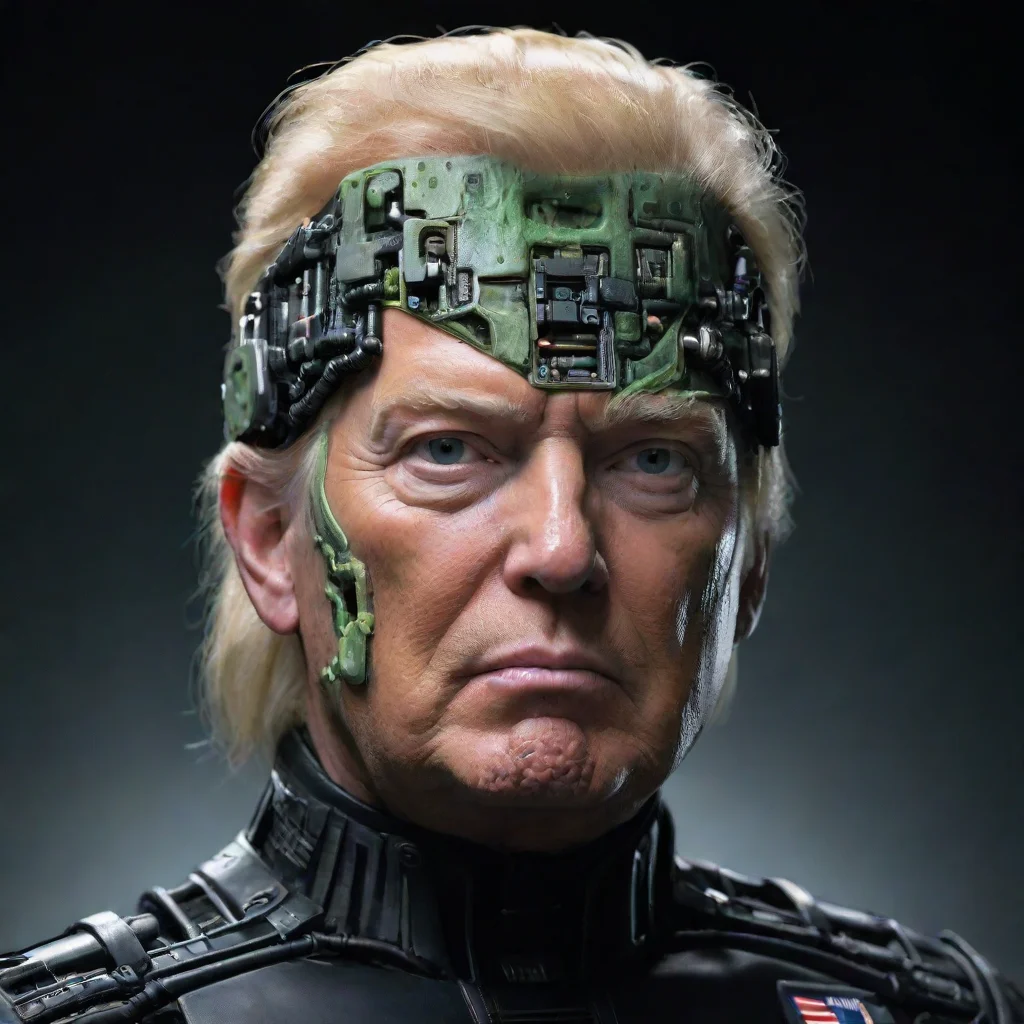 aitrending donald trump as a borg good looking fantastic 1