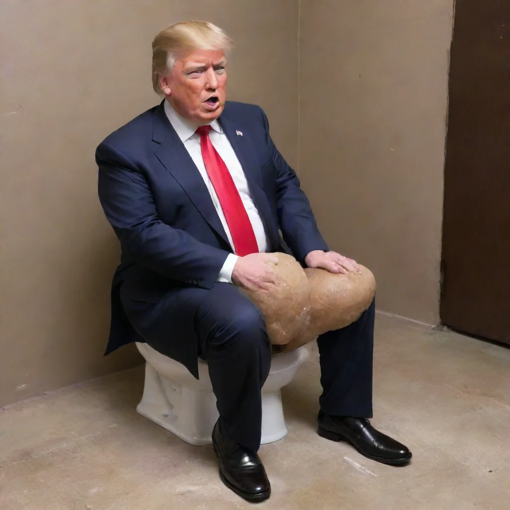 aitrending donald trump pooping very hard good looking fantastic 1