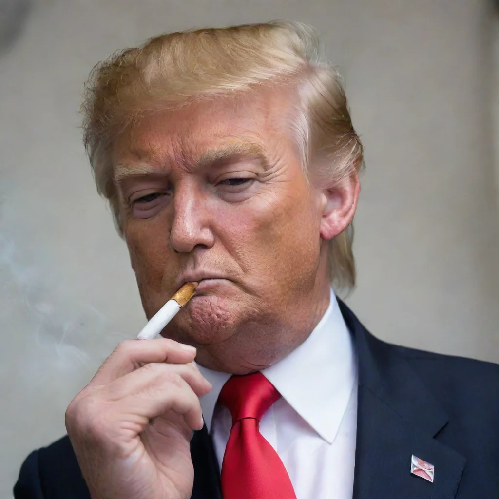aitrending donald trump smoking good looking fantastic 1