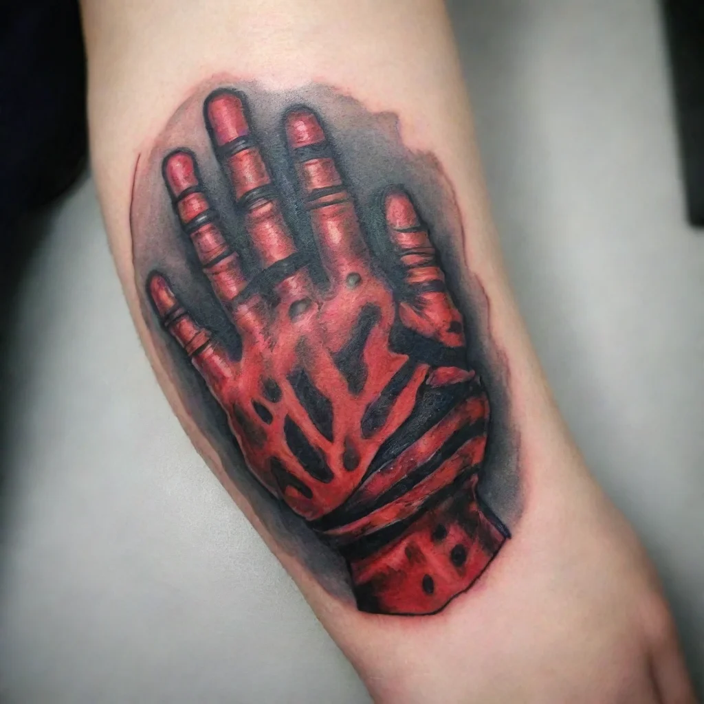 trending doodle style tattoo of freddy krueger glove good looking fantastic 1