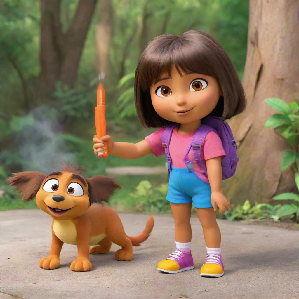 aitrending dora the explorer on a smoke break with swiper good looking fantastic 1