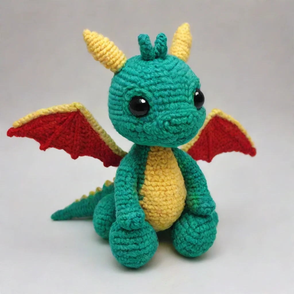 trending dragon with 4 wing amigurumi  good looking fantastic 1