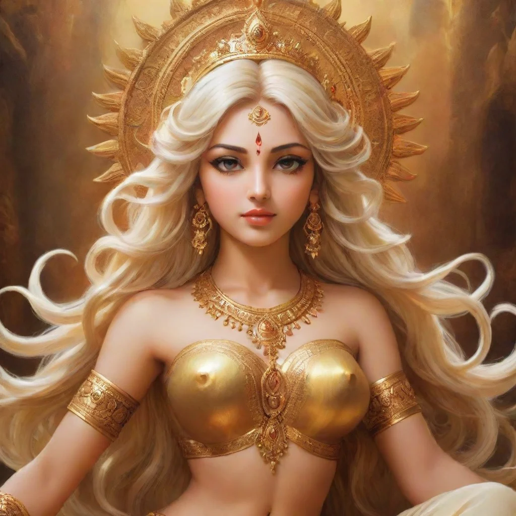 trending durga goddess estial blonde blond brown eyes good looking trending fantastic 1 good looking fantastic 1