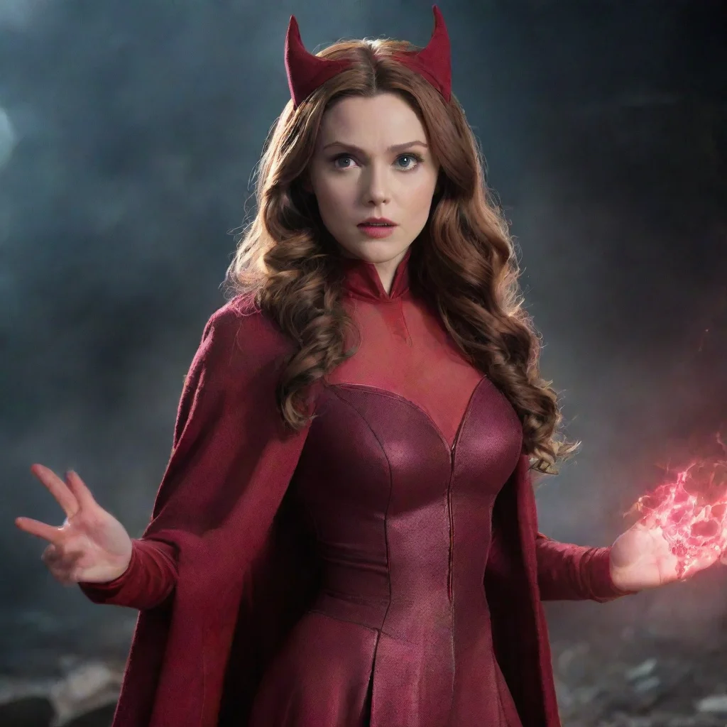 aitrending elizebeth olsen as scarlett witch good looking fantastic 1
