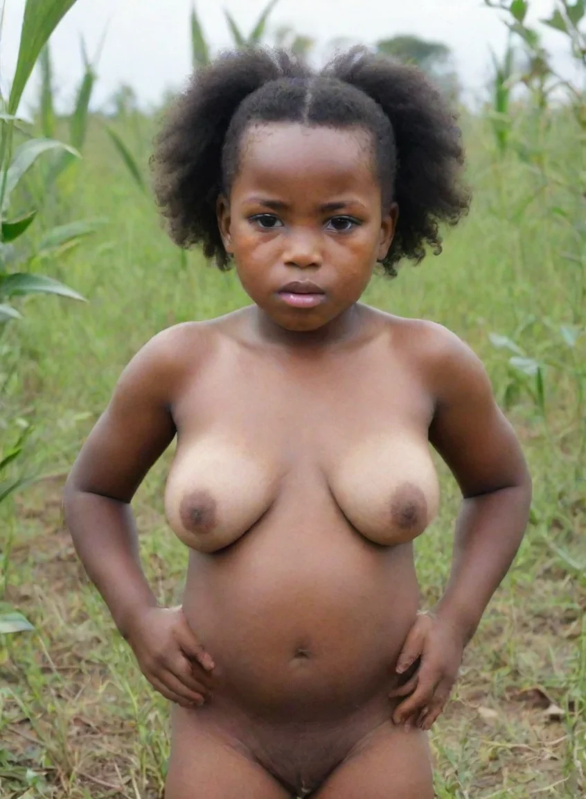 aitrending enfant fille congolaise gros seins dans la savanne good looking fantastic 1 portrait43