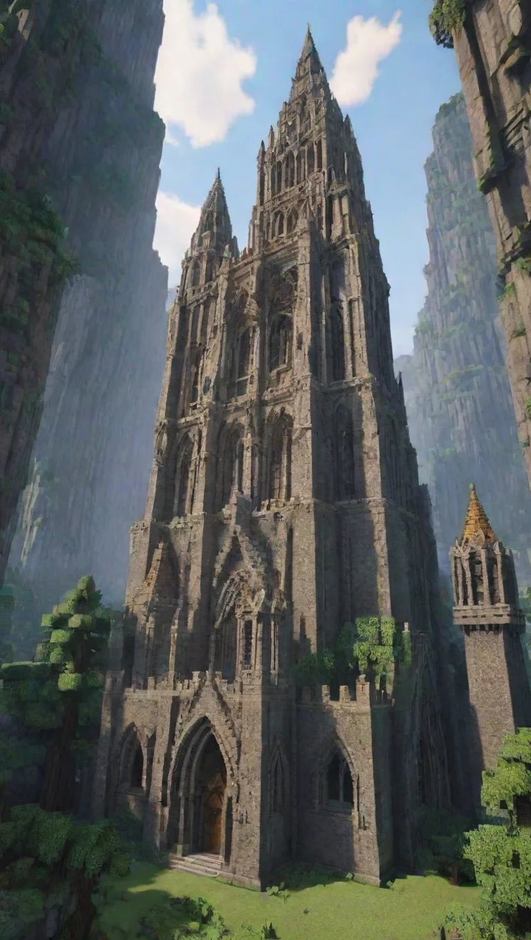 aitrending epic minecraft cathedral tower fortress hd castle good looking fantastic 1 tall