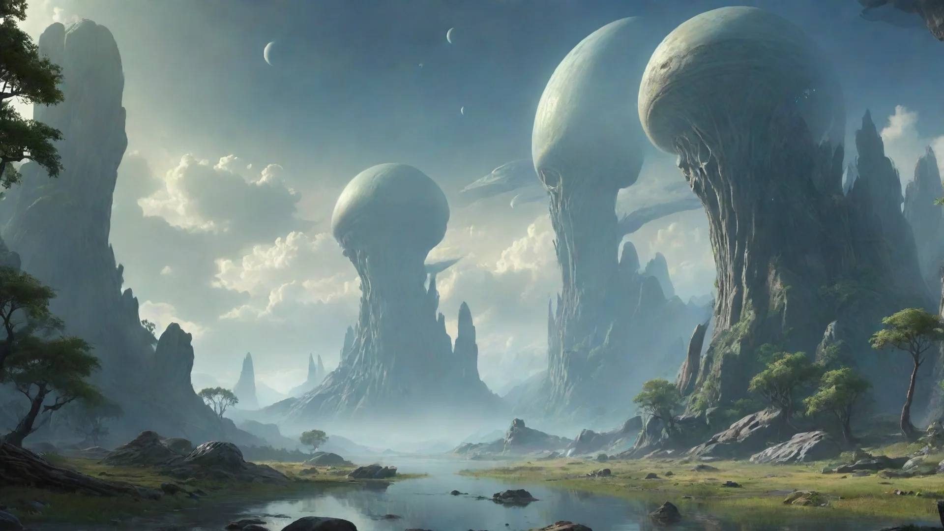 aitrending epic peacefulness tranquil alien environment hd beauty artstation best  good looking fantastic 1 wide
