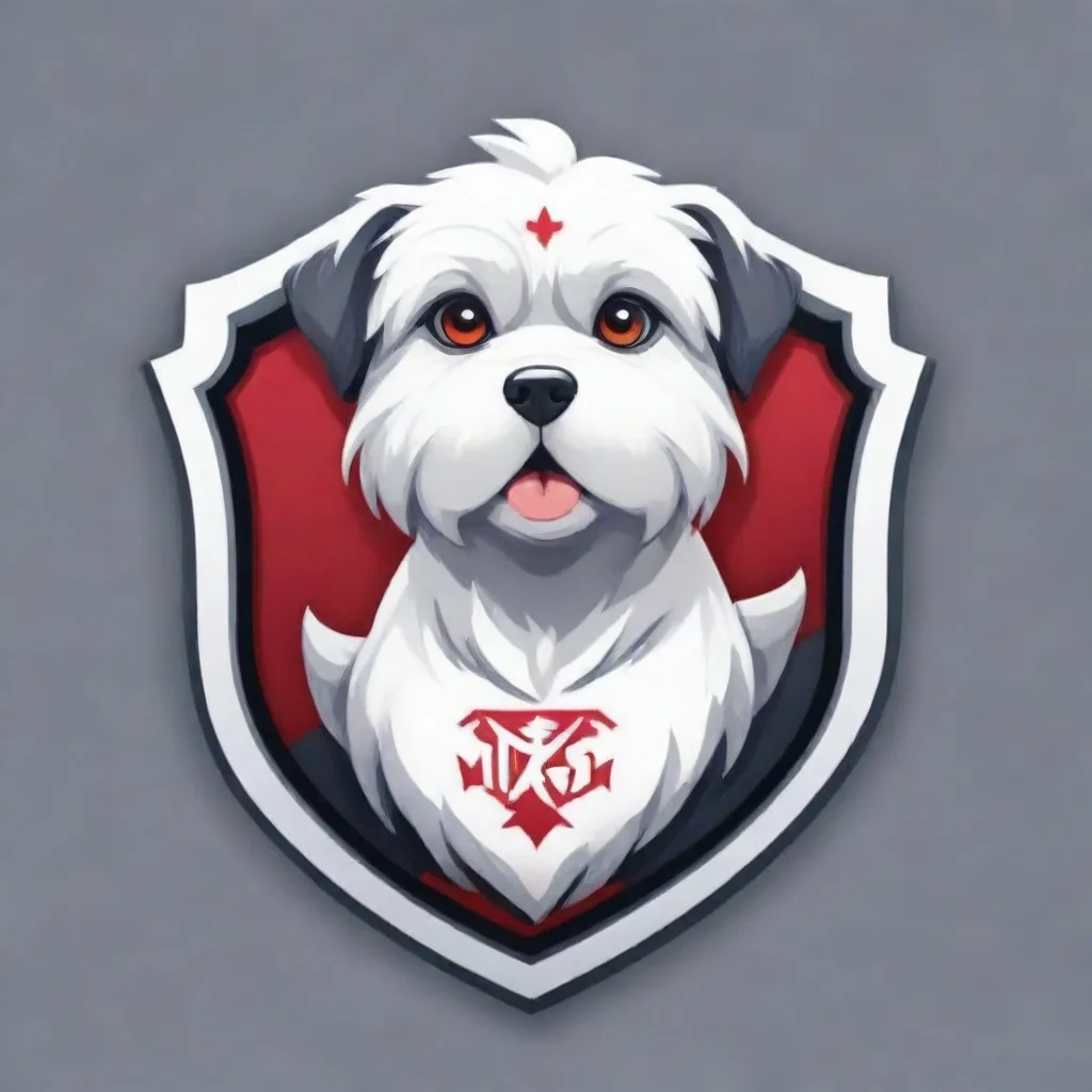 aitrending esports logo for a maltese dog as a symbol good looking fantastic 1
