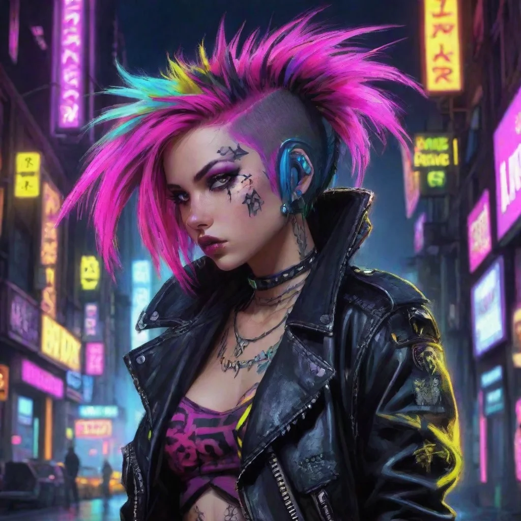 aitrending fantasy art neon punk neon punk good looking fantastic 1