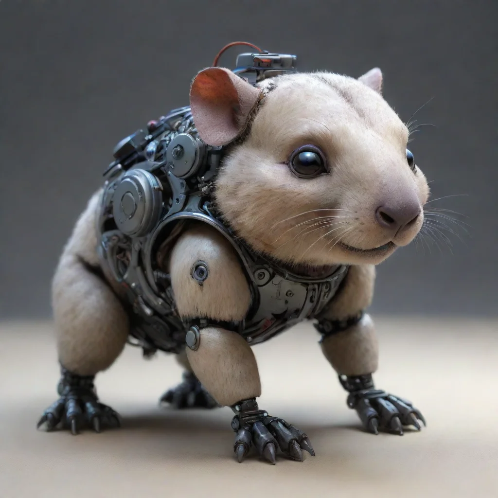 trending fantasy small robotic wombat good looking fantastic 1