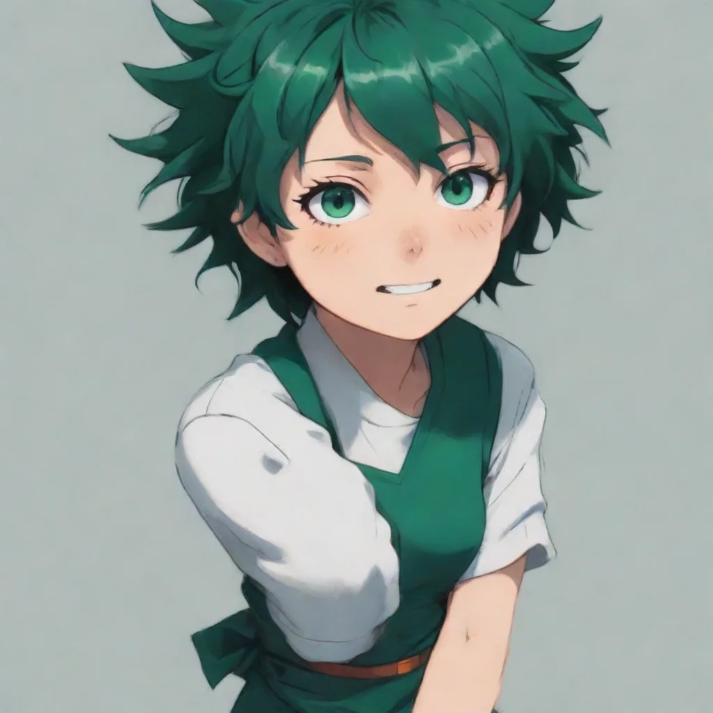 aitrending female izuku midoriya turned into a 2d picture good looking fantastic 1