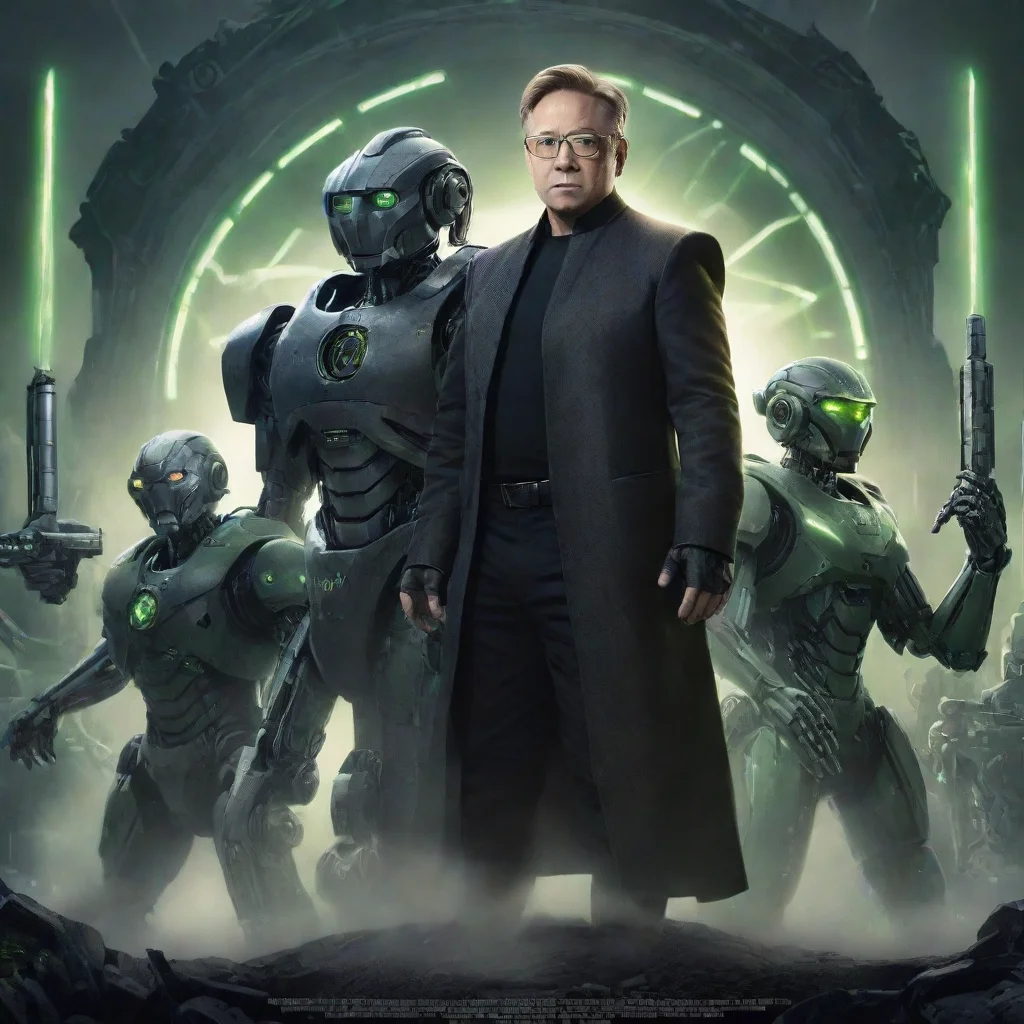 trending film poster fantasy style movie poster characters nvidia jensen huang movie poster presidents robots good looking fantastic 1