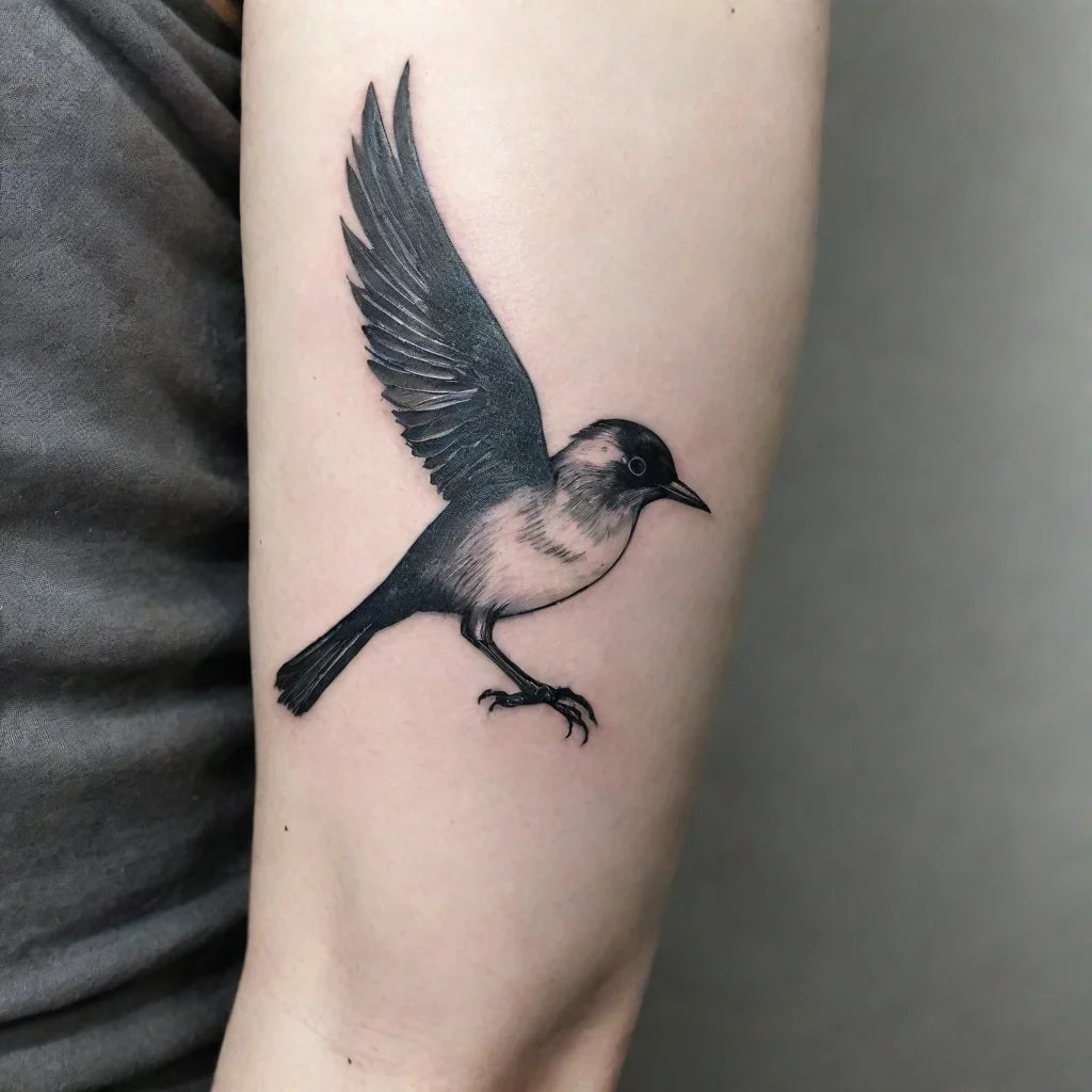 trending fine line black and white tattoo bird good looking fantastic 1