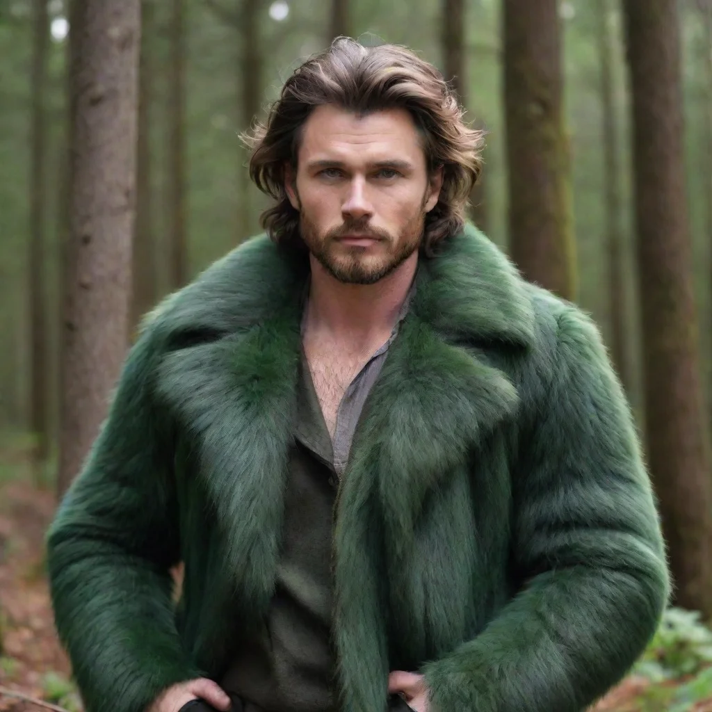 aitrending forest green furry masculine good looking fantastic 1