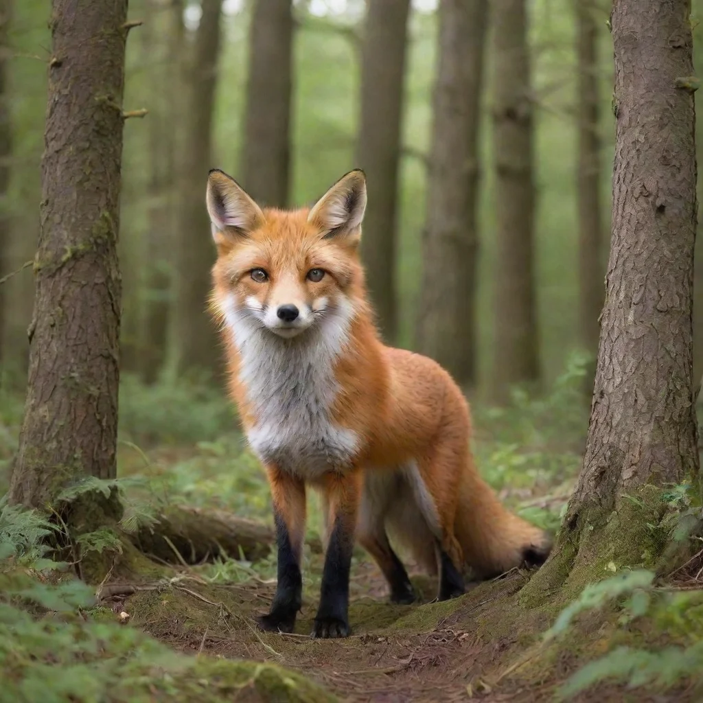aitrending fox in the woods good looking fantastic 1