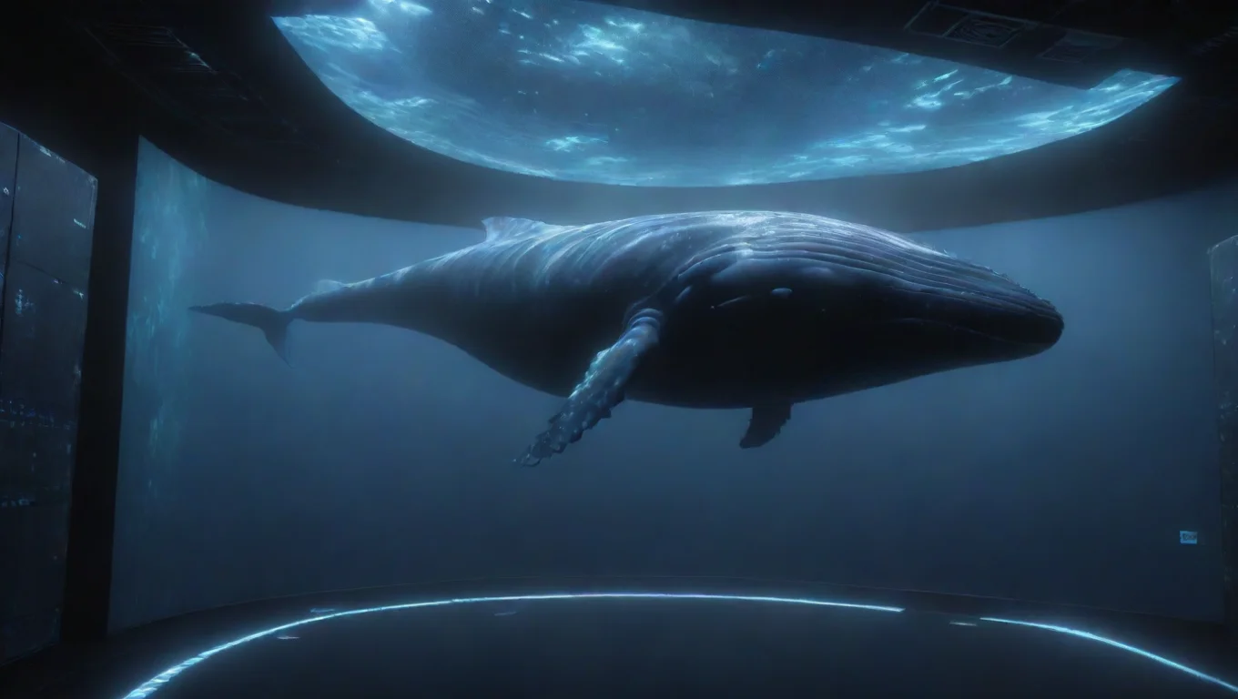 aitrending fractal dreamscape whale in data centre suspended in ai tank good looking fantastic 1 widescreen