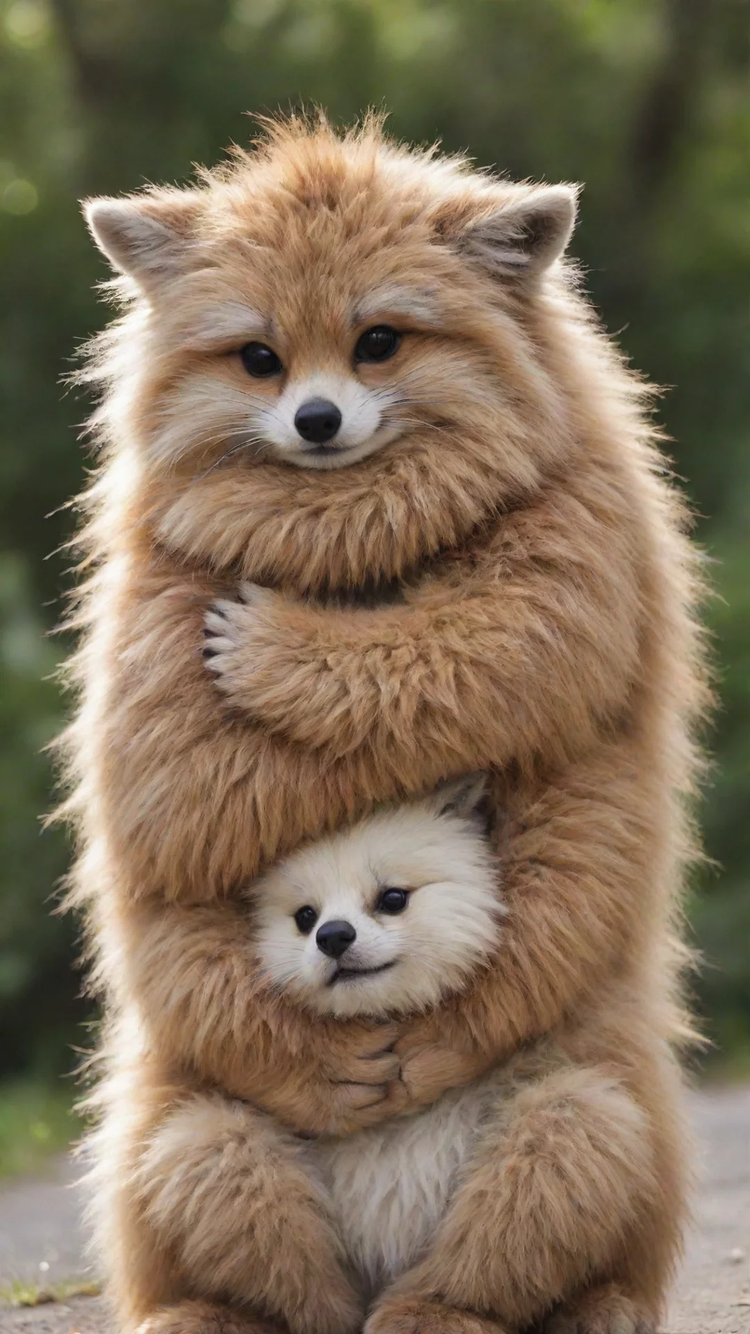 trending furry hug animal good looking fantastic 1 tall