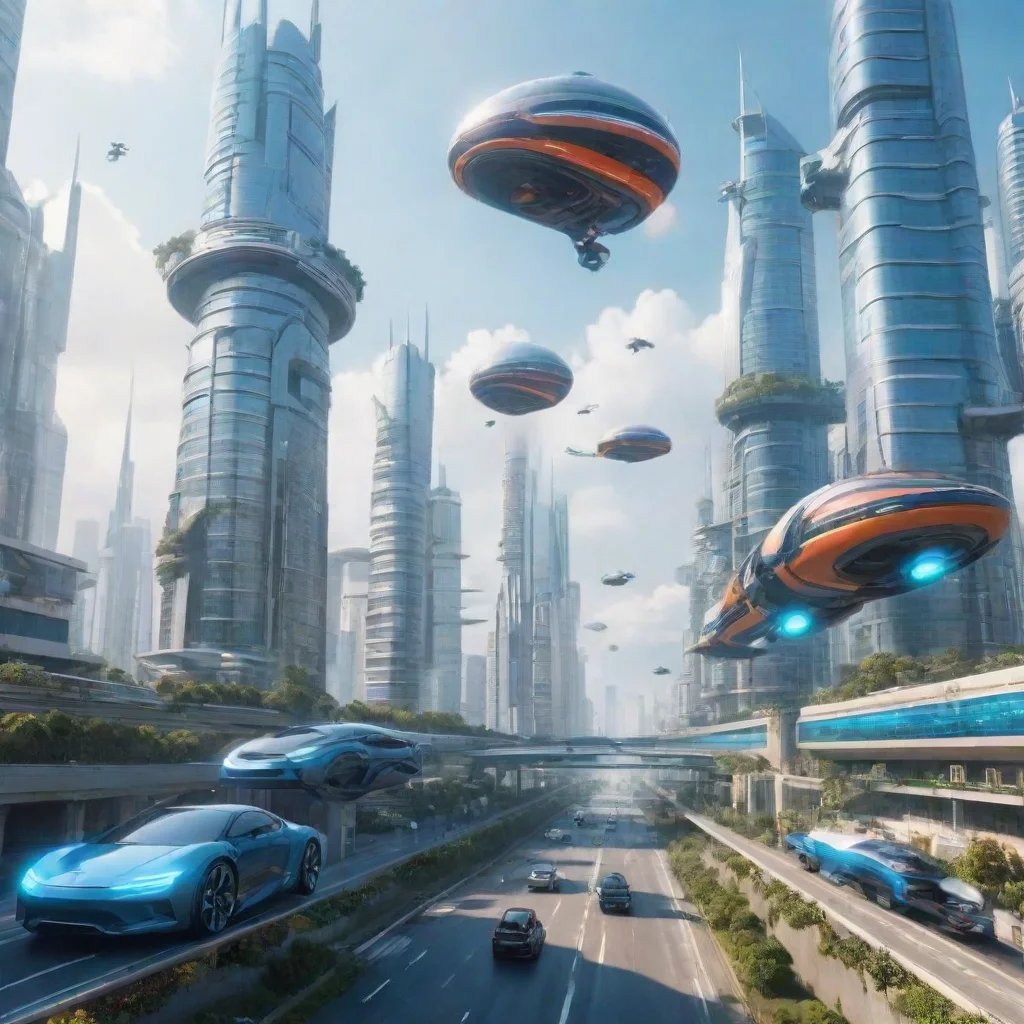 aitrending futuristic city with flying cars good looking fantastic 1