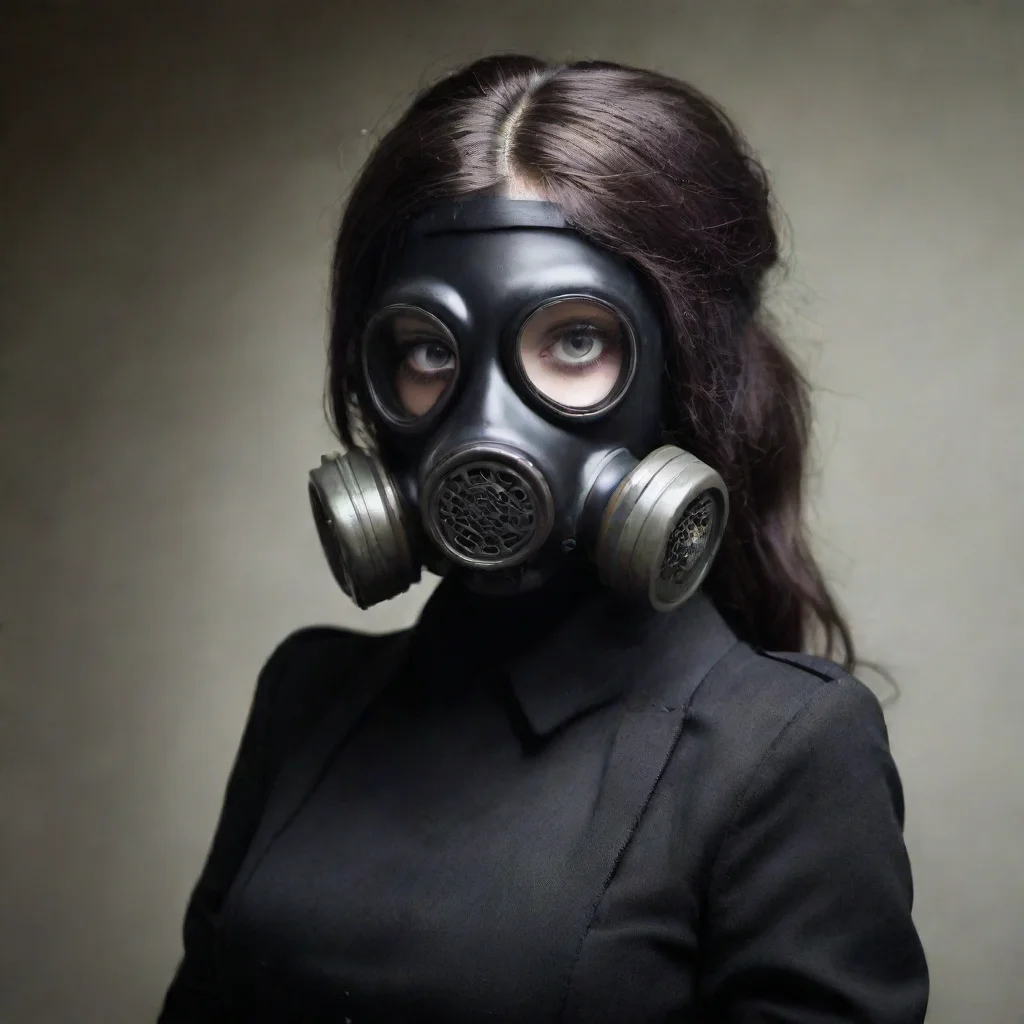 trending gasmask girl good looking fantastic 1
