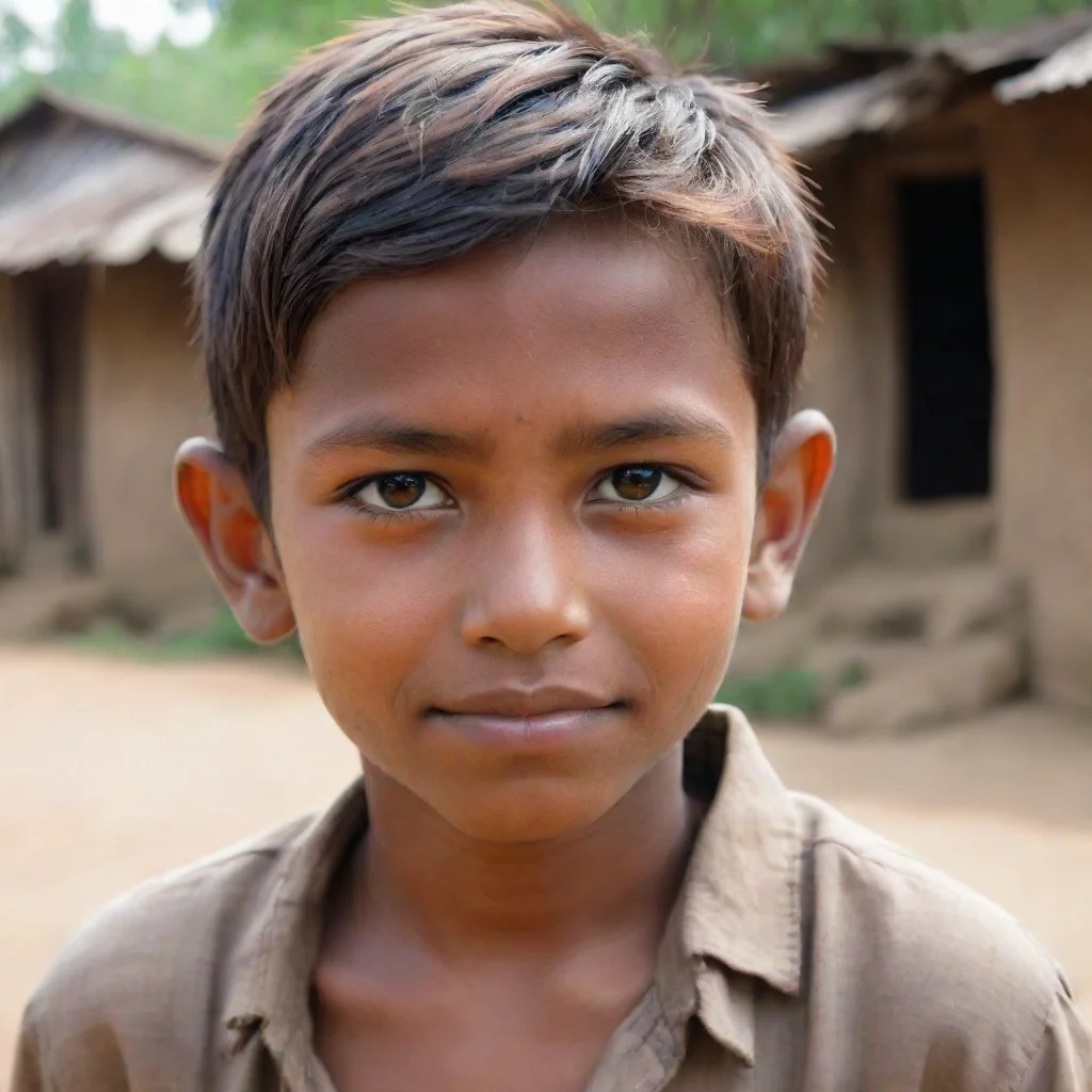 aitrending generate an image of boy in indian village good looking fantastic 1