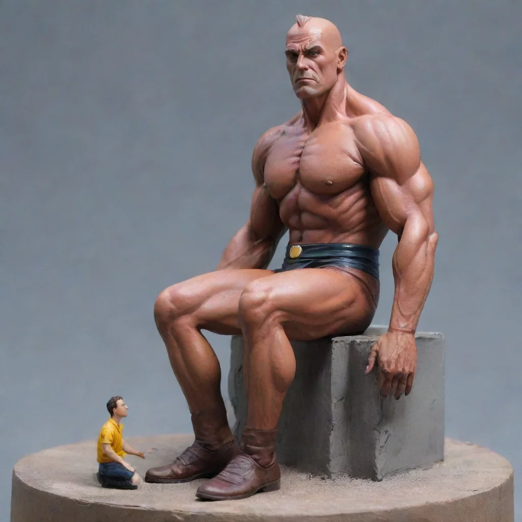 trending giant man sitting on tiny good looking fantastic 1