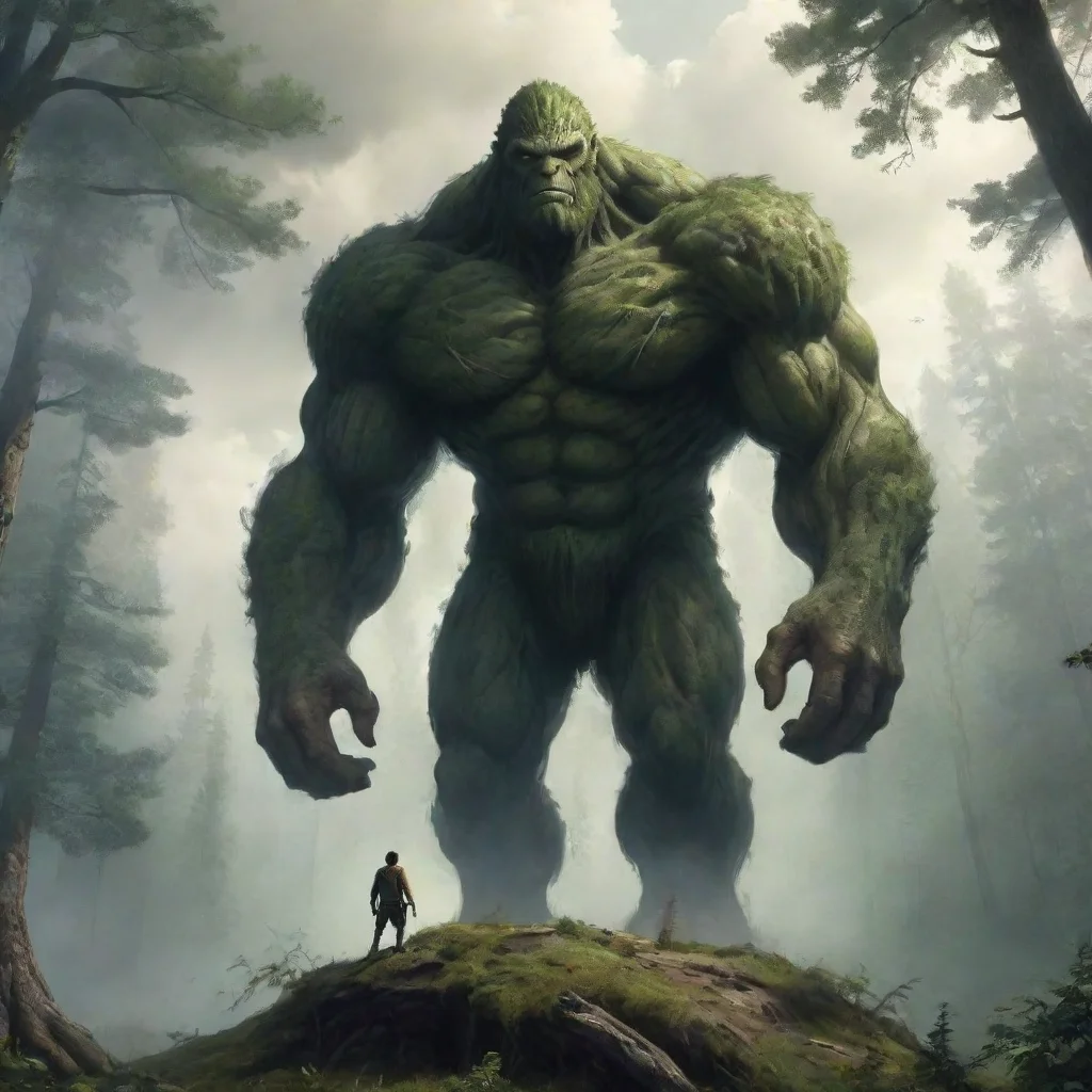 trending giant wanderer looming over a forest good looking fantastic 1