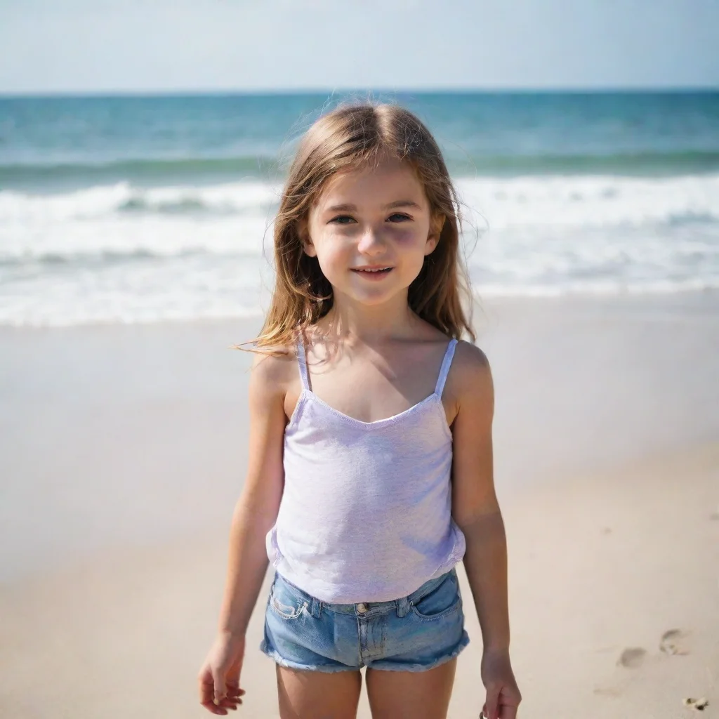 aitrending girl at beach good looking fantastic 1