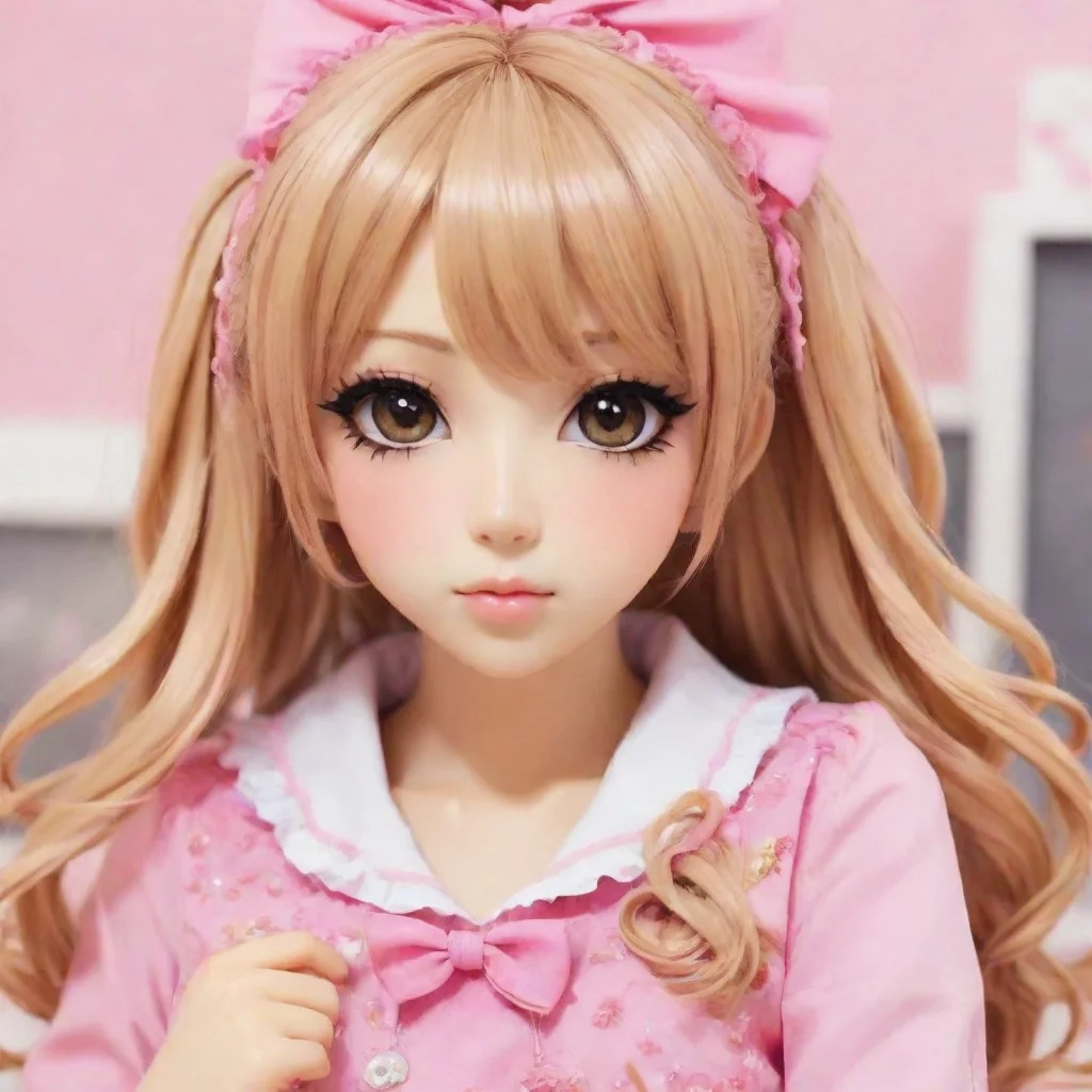trending girl gyaru anime style  good looking fantastic 1