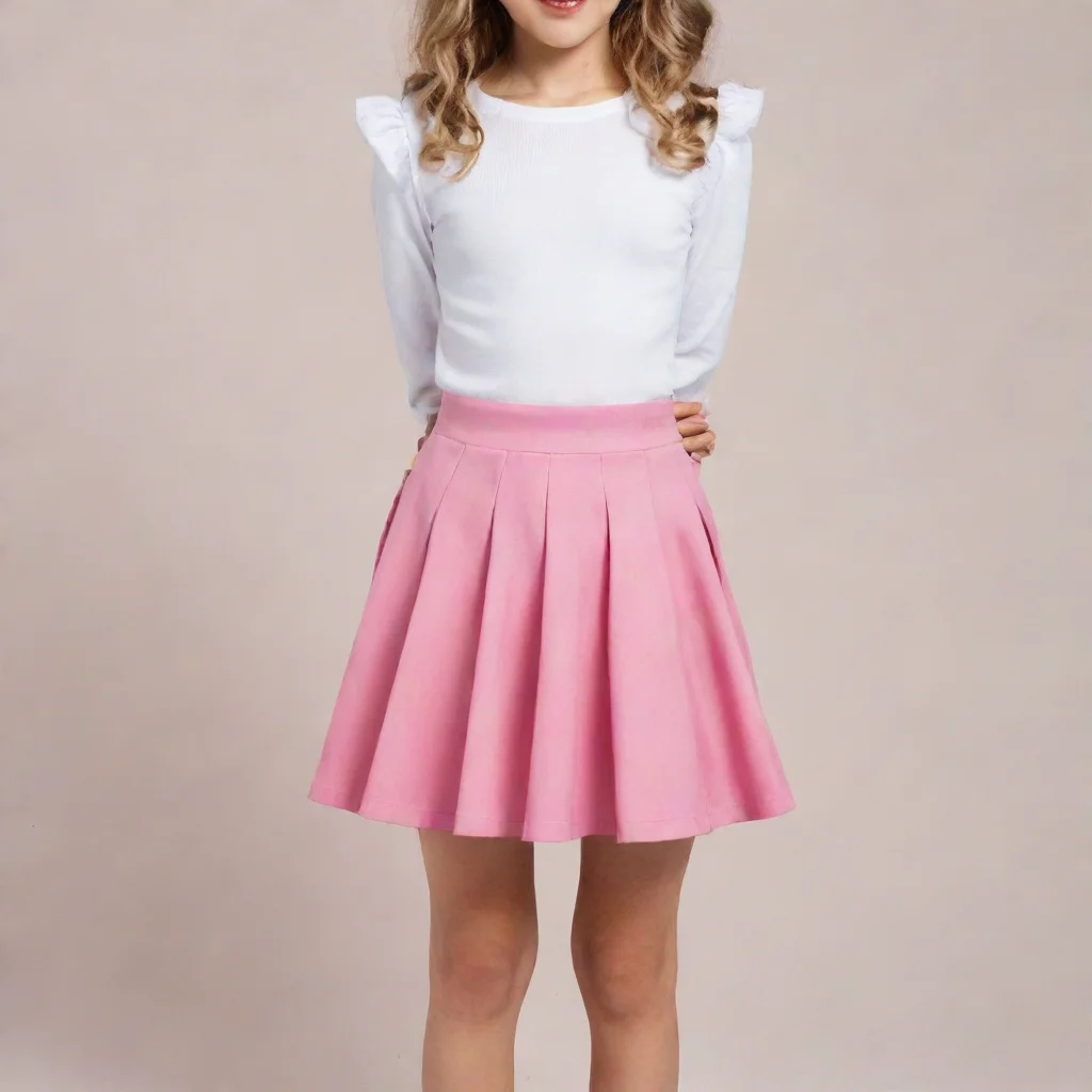 trending girl pink skirt good looking fantastic 1