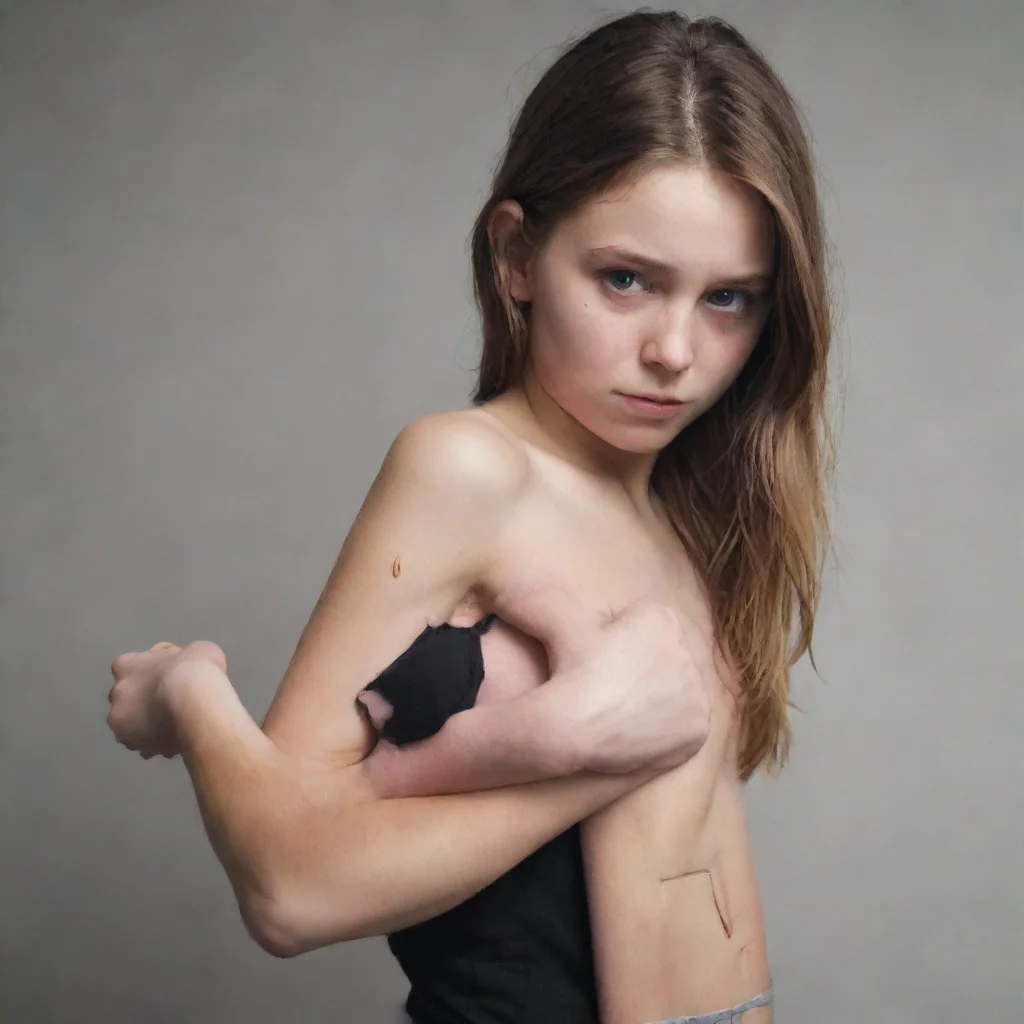 trending girl with arm ripped off good looking fantastic 1