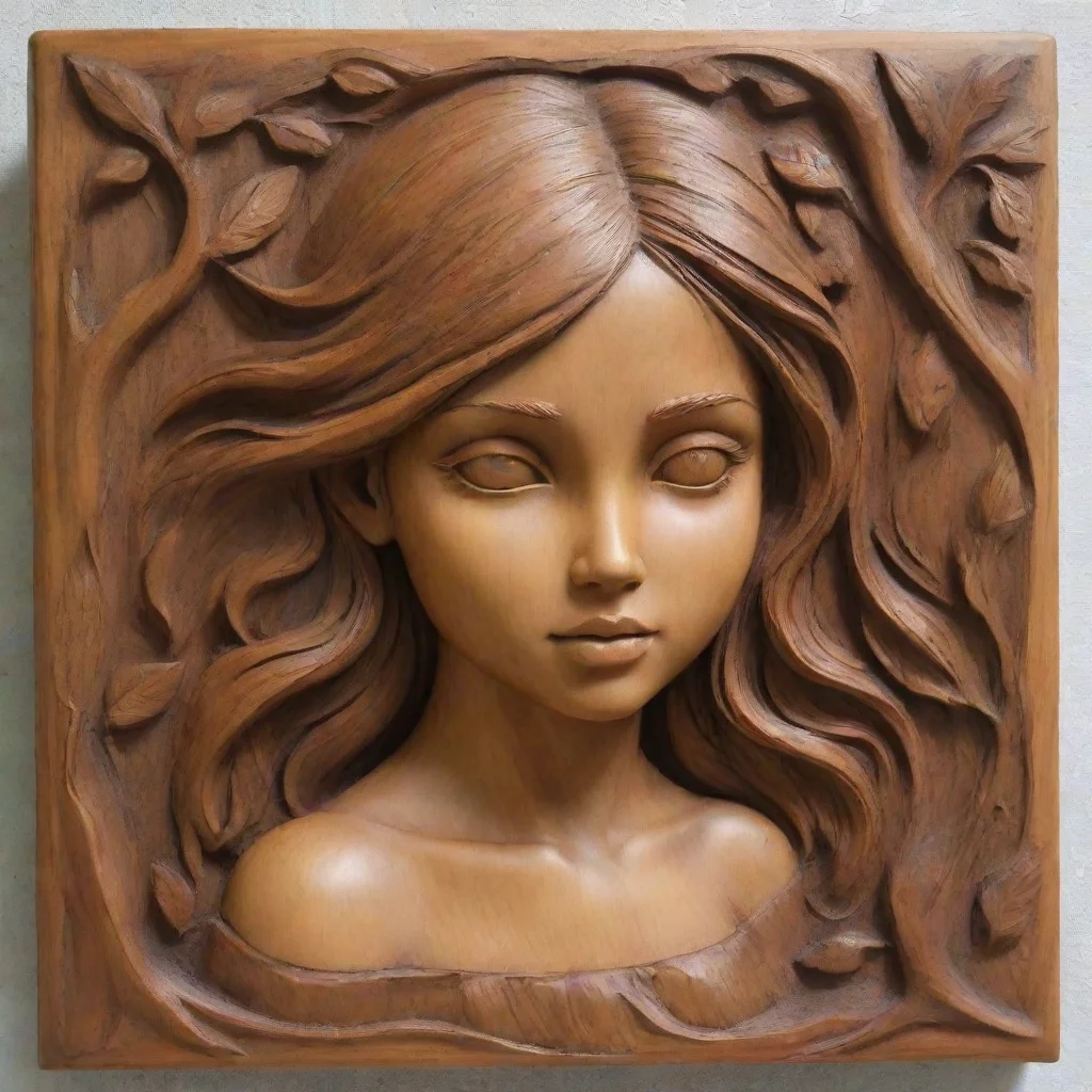 trending girl wood bas relief good looking fantastic 1