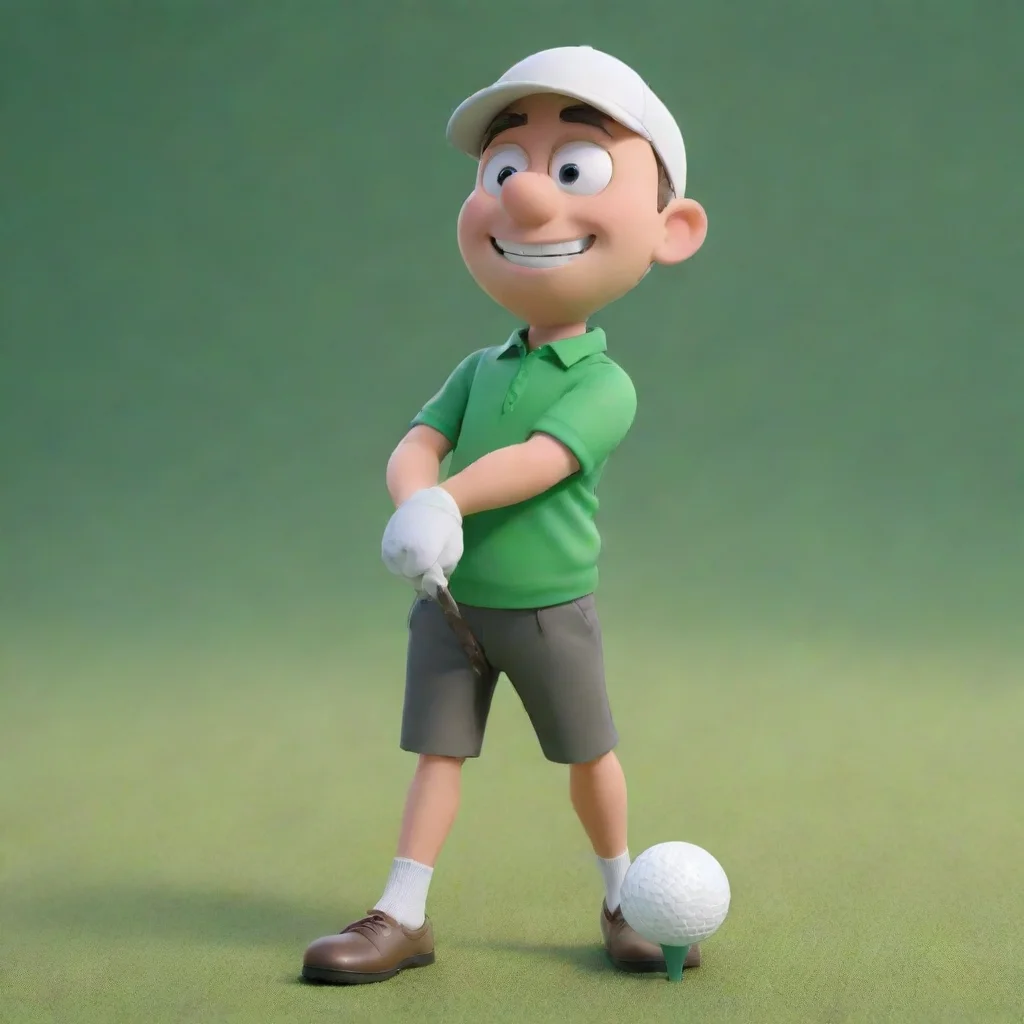 trending golf character good looking fantastic 1