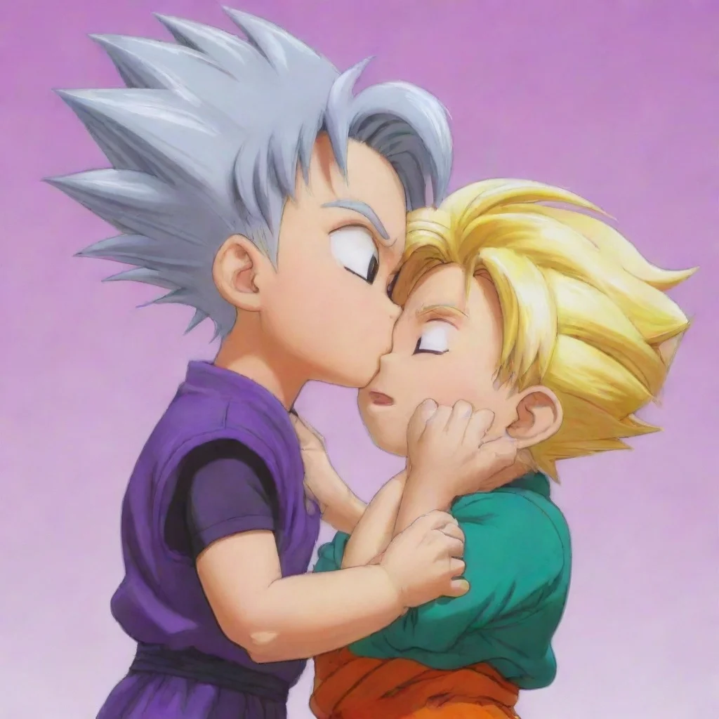 aitrending goten and trunks kissing good looking fantastic 1