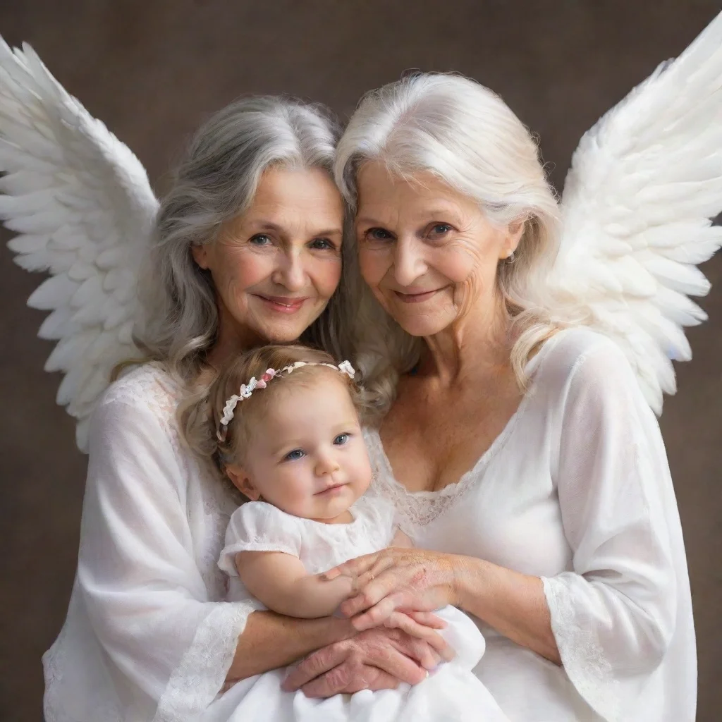aitrending grandmother angels with granddaughter good looking fantastic 1