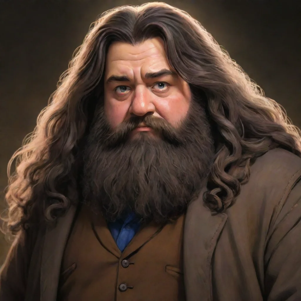 aitrending hagrid harry potter anime ghibli hd epic portrait art good looking fantastic 1