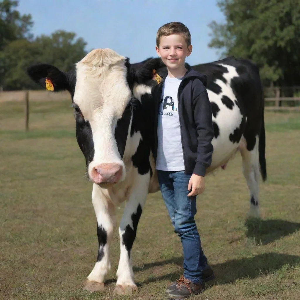 trending half boy half cow good looking fantastic 1