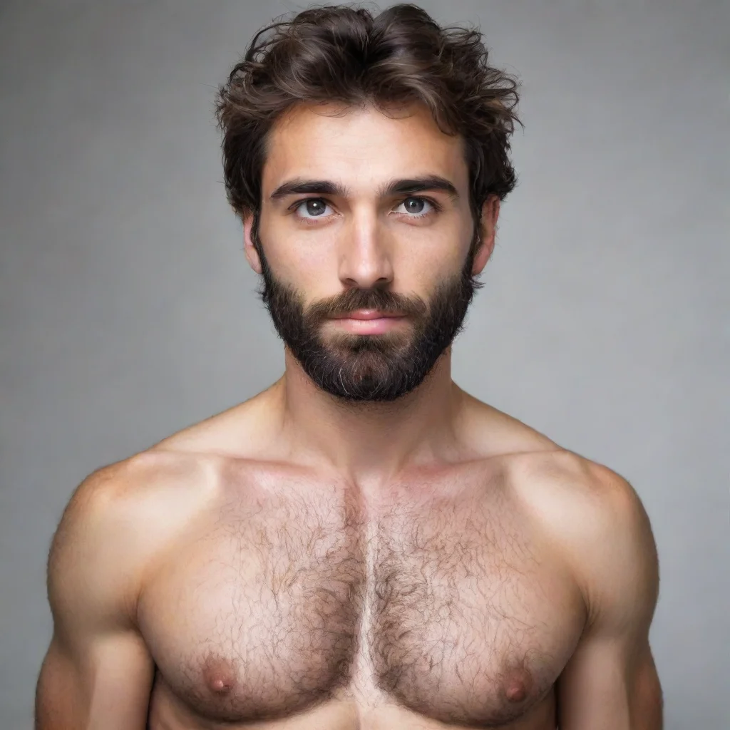 trending handsome man hairy chest good looking fantastic 1