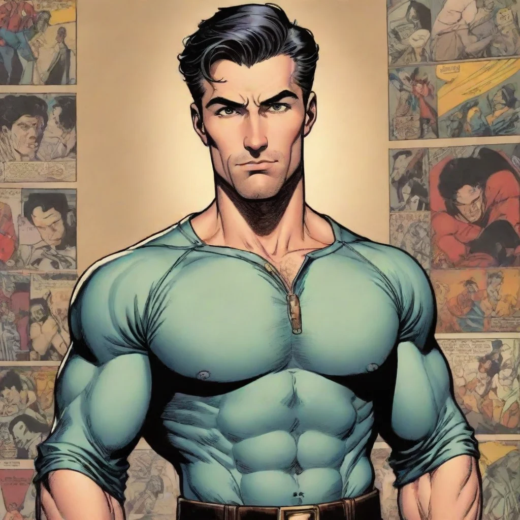 aitrending handsome masculine comic book good looking fantastic 1
