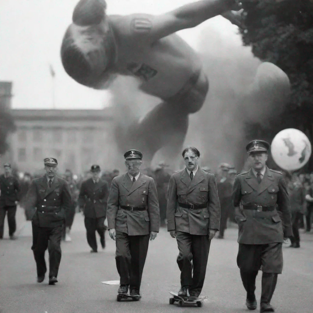 trending hitler on a skateboard good looking fantastic 1