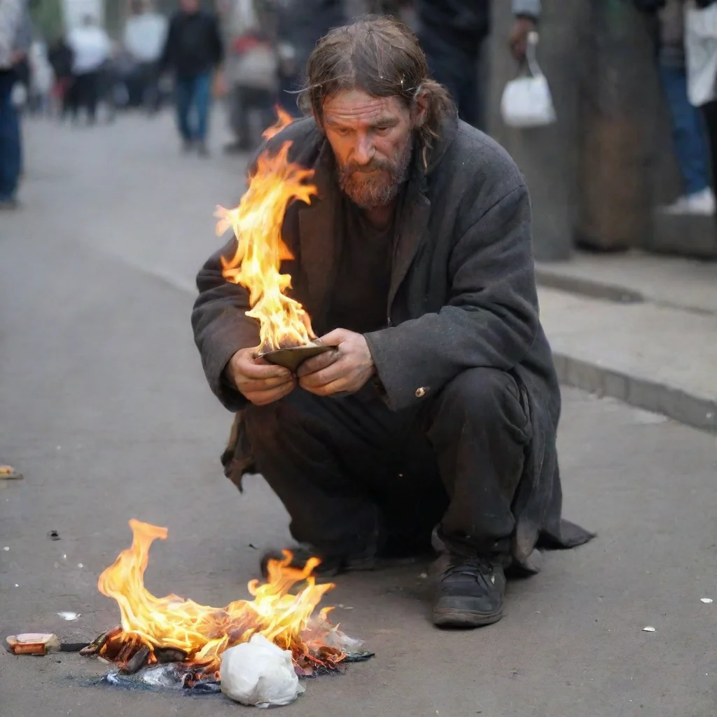 aitrending homeless man burning a baby good looking fantastic 1