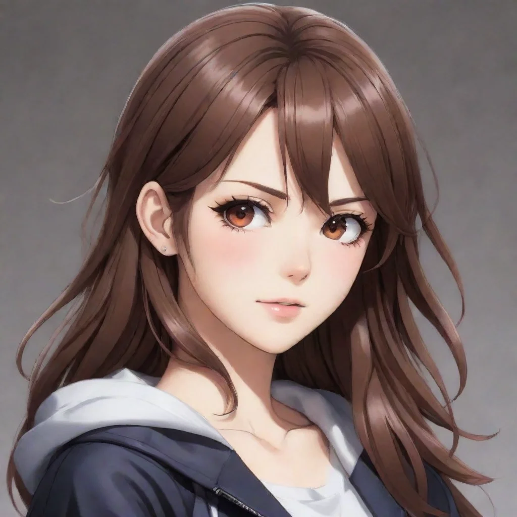 trending hypmic girl brown hair good looking fantastic 1