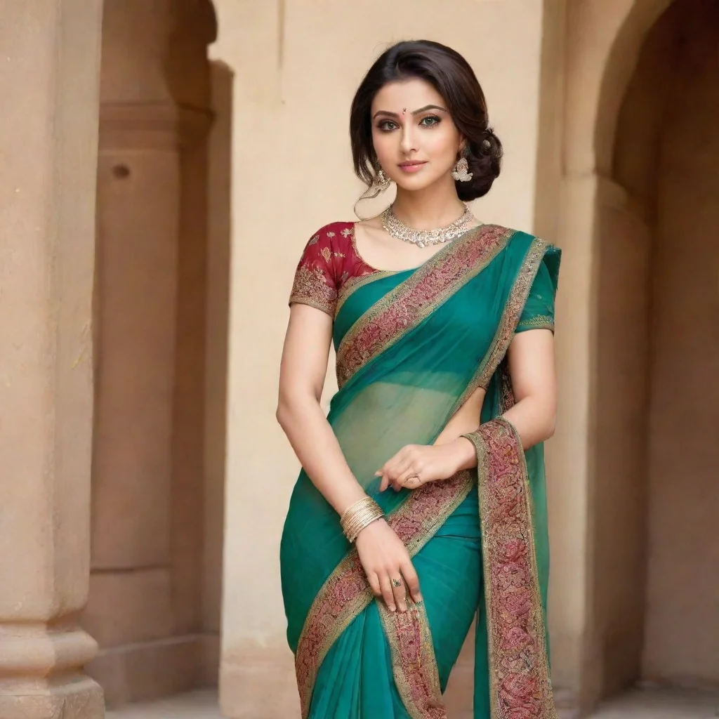 aitrending indian women saree low cut  good looking fantastic 1