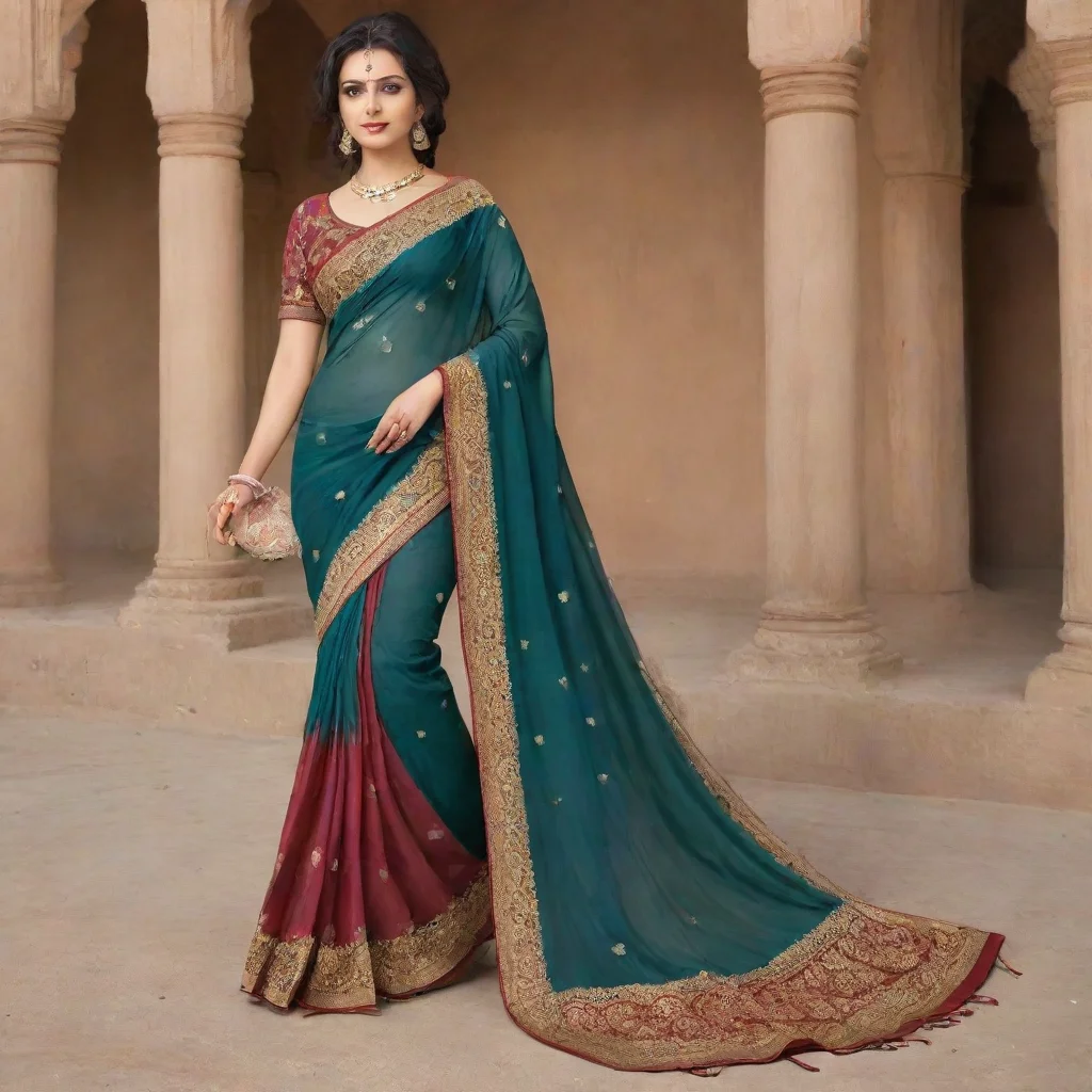 aitrending indian women saree no blouse just dupatta   good looking fantastic 1