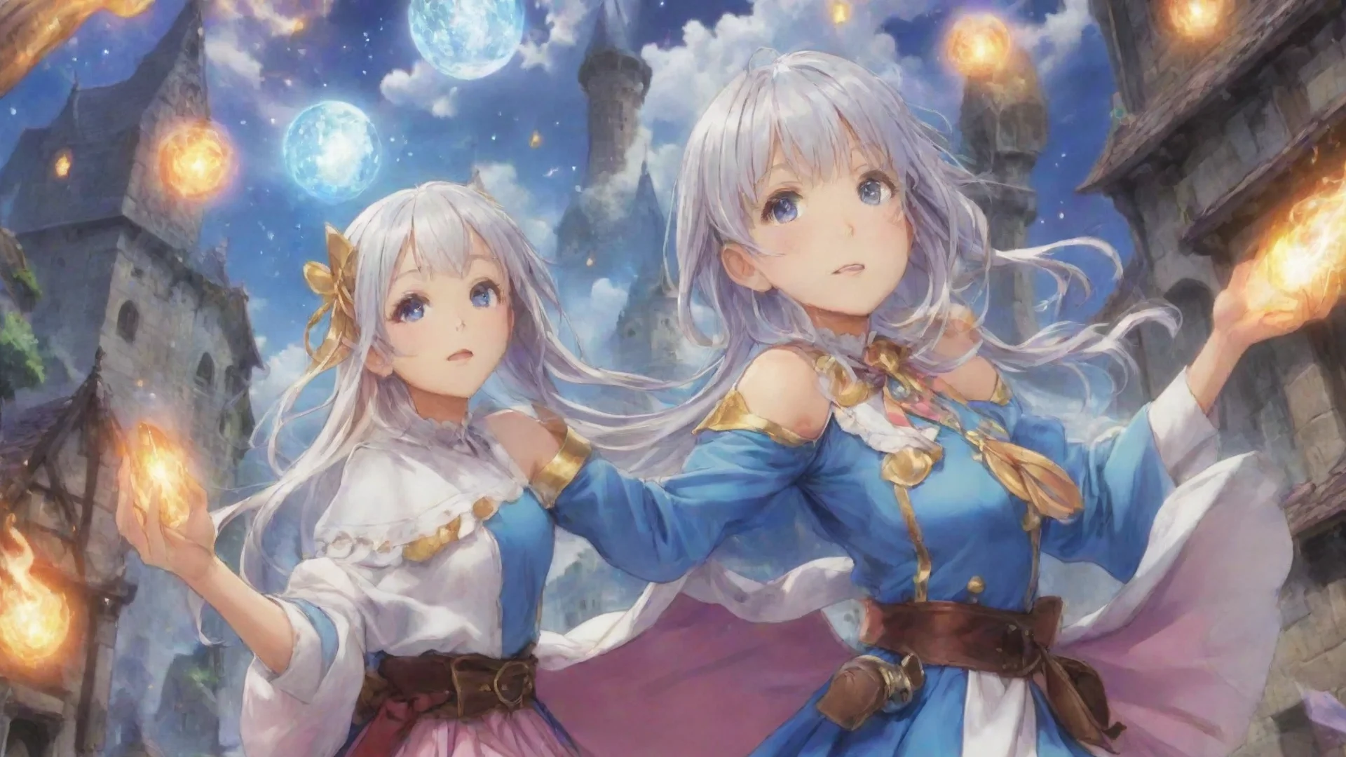 trending isekai colorful young girl world of magic good looking fantastic 1 wide