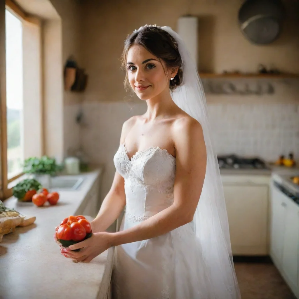 trending italian bride in the kitchen  good looking fantastic 1