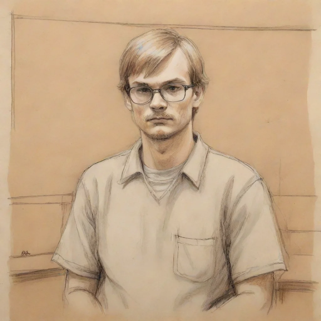 trending jeffery dahmer court room sketch drawring good looking fantastic 1